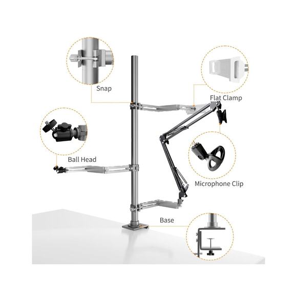 Camera Mount with flexible arm - Picture 1 of 7